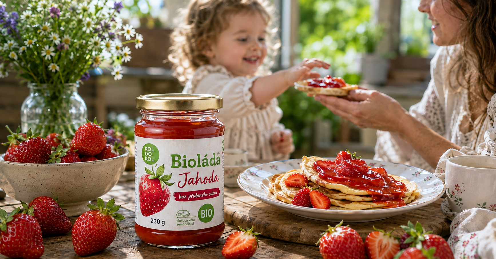 Bioláda jahoda 230g bio